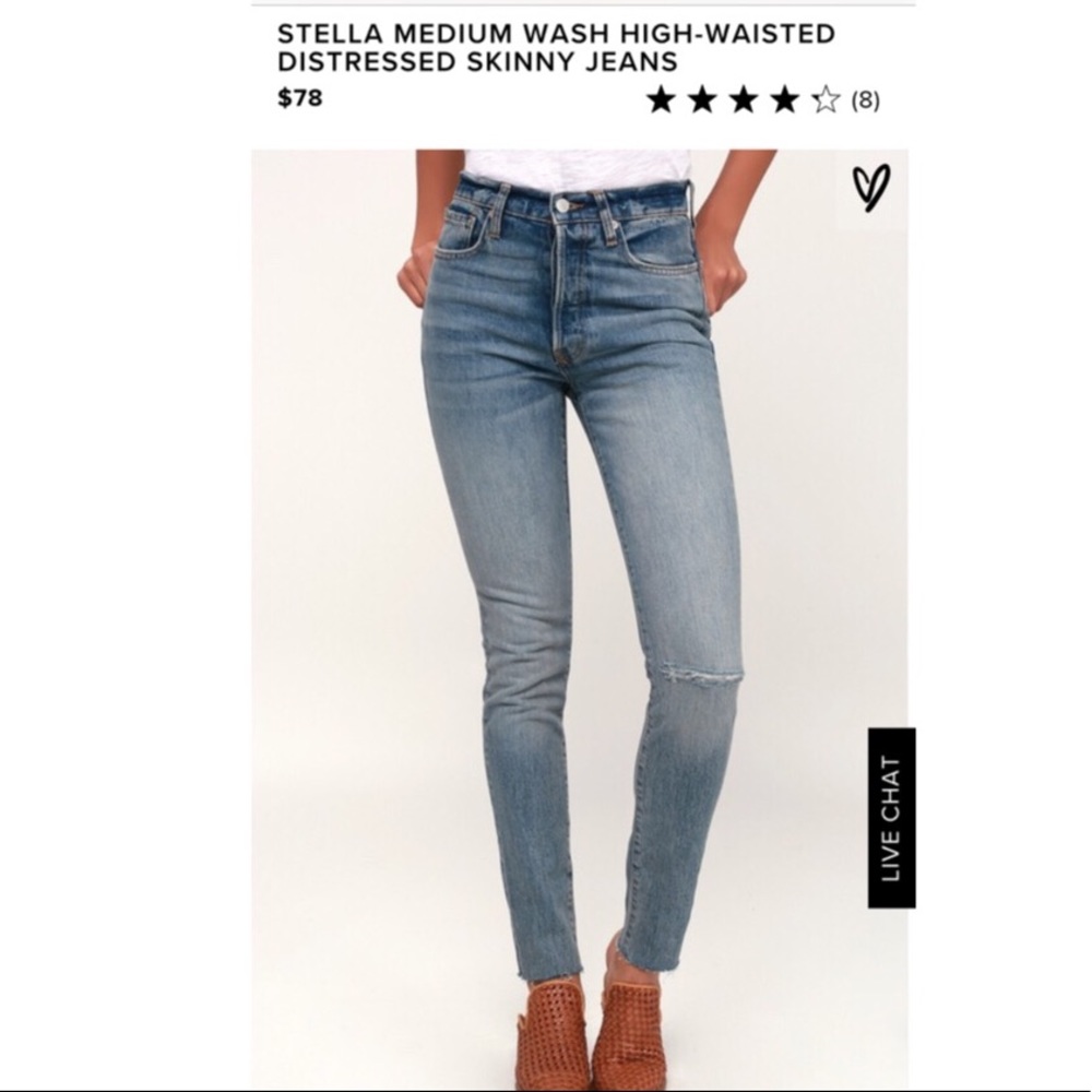 Free People Stella Skinny Jean in Always Blue